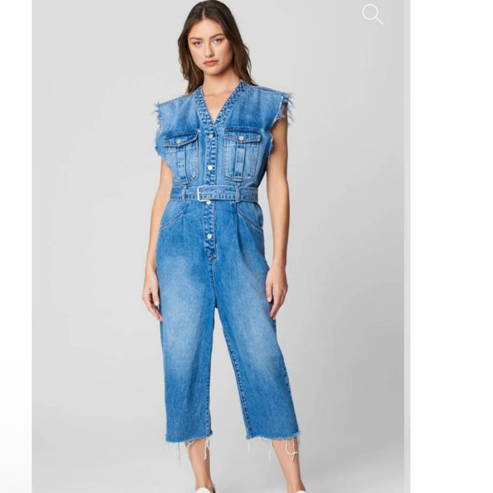 Blank NYC Denim Jumpsuit Size Extra Small NEW